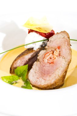 Kabak soslu fırında et