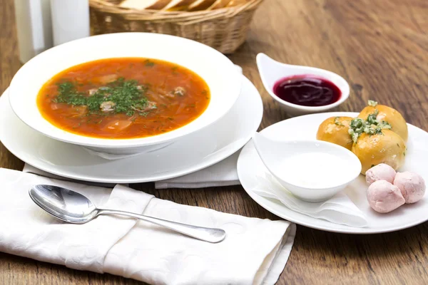 Sopa de tomate — Fotografia de Stock