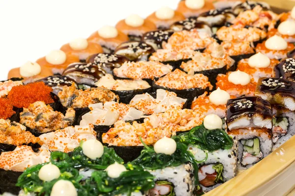 Sushi lezzetli deniz ürünleri — Stok fotoğraf