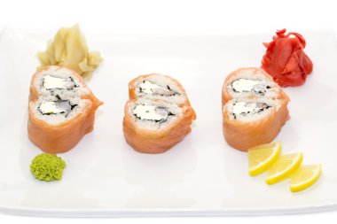 sushi lezzetli deniz ürünleri