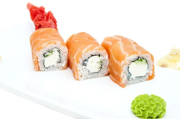 Lahodné mořské plody suši — Stock fotografie