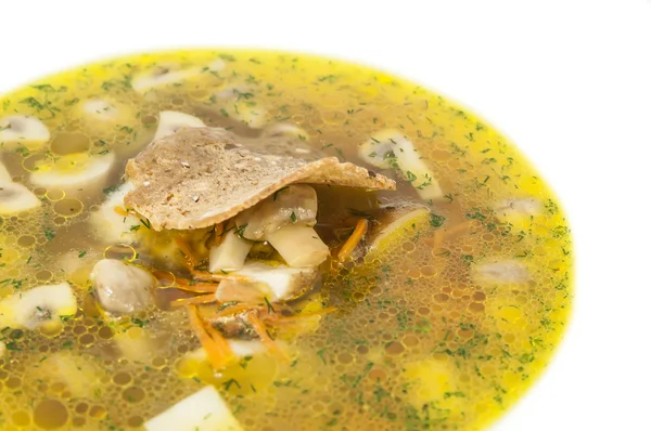 Křepelka polévku a zelenina — Stock fotografie