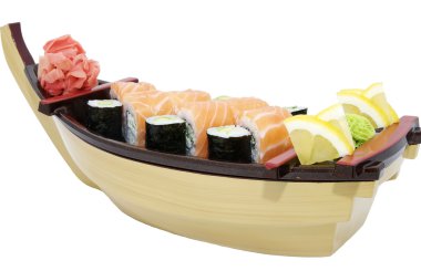 sushi lezzetli deniz ürünleri