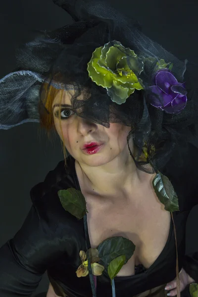 Portrait of a witch — Stock Photo, Image