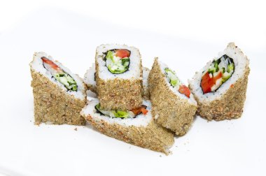 sushi lezzetli deniz ürünleri