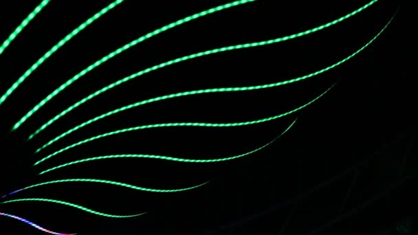 Neon abstraktní pozadí — Stock video