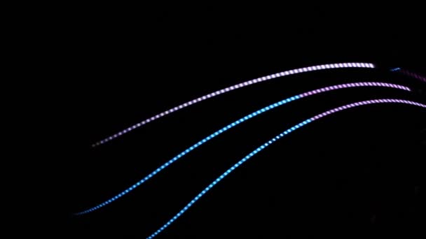 Neon abstracte achtergrond — Stockvideo