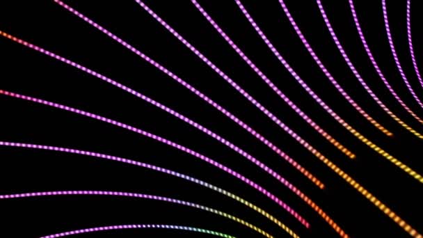 Neon absztrakt háttér — Stock videók