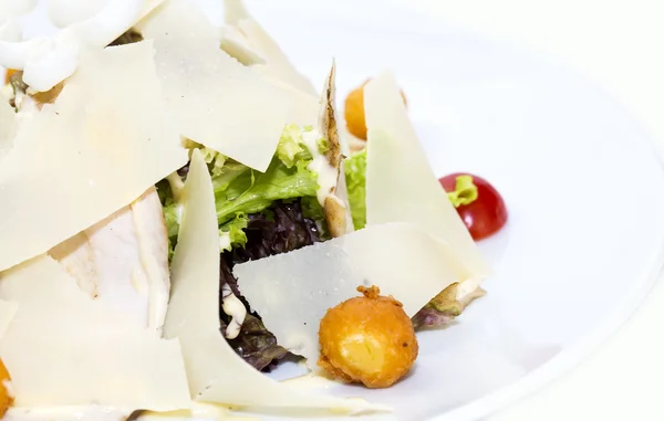 Salada de camarão e verduras — Fotografia de Stock