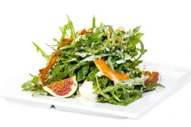 roka incir ve peynirli salata