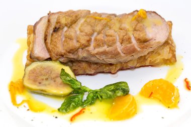 griles mandalina sosu pişmiş kaz meme