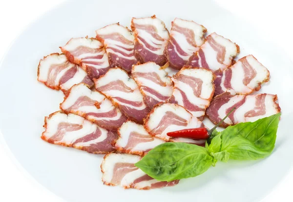 Bacon, cipolla e pepe — Foto Stock