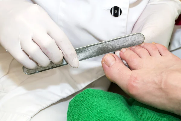 Process of pedicure — Stock Photo, Image