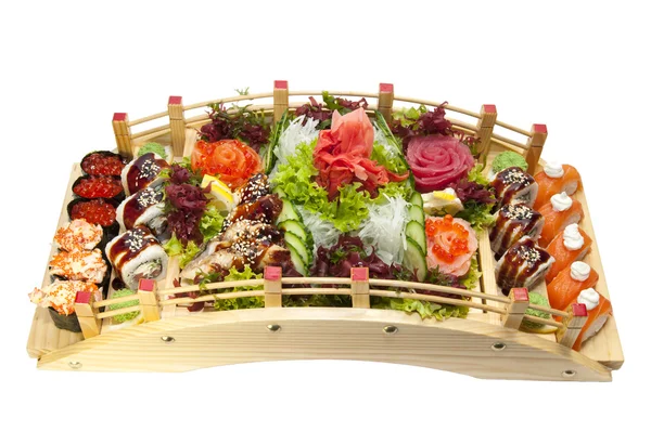 魚介類や野菜のお寿司 — ストック写真