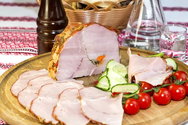 Bacon on the table — Stock Photo, Image