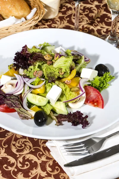 Greek salad — Stock Photo, Image