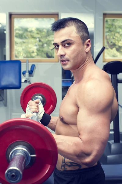 Young man training — Stock Photo, Image