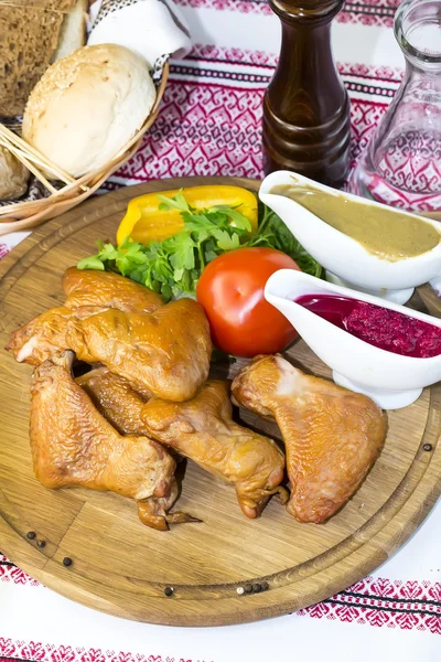 Alitas de pollo — Foto de Stock