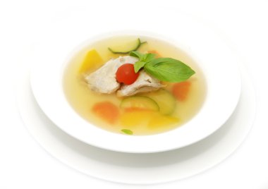 bıldırcın çorba ve sebze