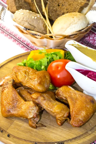 Ali di pollo — Foto Stock