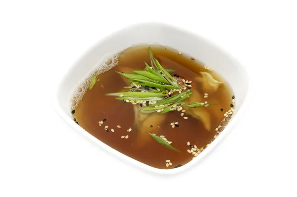 Sopa japonesa con setas — Foto de Stock