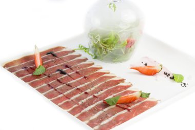 dilimlenmiş ördek göğsü