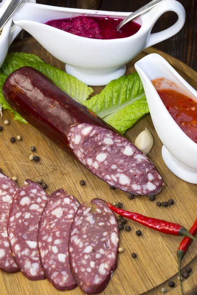 Salsiccia — Foto Stock