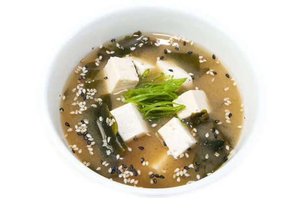 Sopa e queijo toffee — Fotografia de Stock
