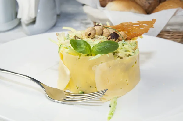 Salad with crab — Stock Photo, Image