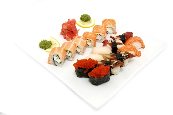 Fruits de mer japonais sushi — Photo