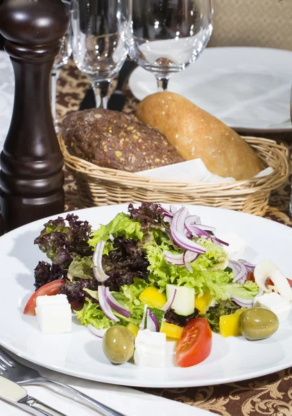 Greek salad — Stock Photo, Image