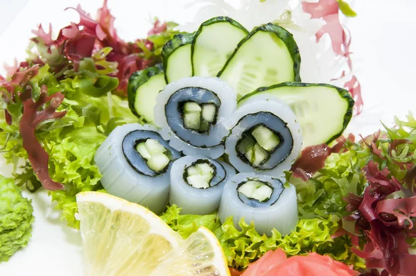 Japanse sushi zeevruchten — Stockfoto