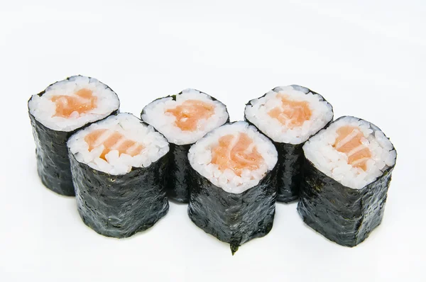 Japanisches Sushi mit Fisch und Reis — Stockfoto
