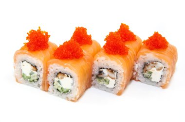 Japon balık ve sebze ile rulo