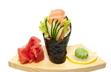 Japon mutfağı temaki et ton balığı