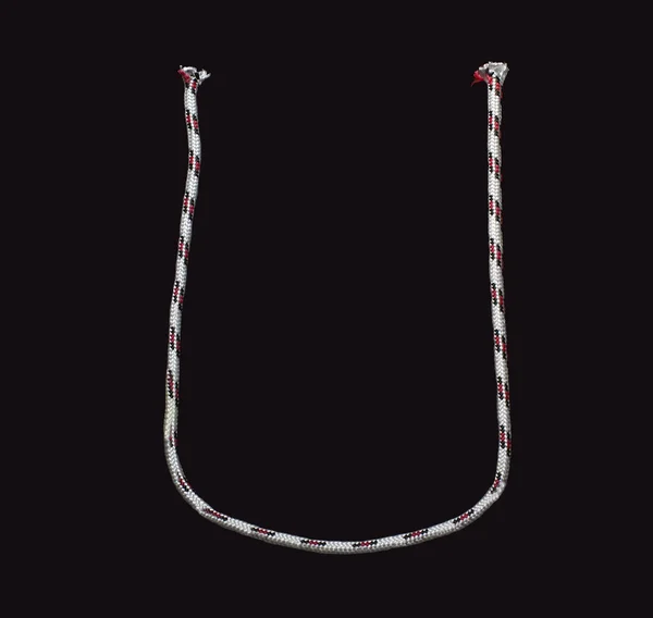 Letter U of the alphabet of the rope — Stock Photo, Image