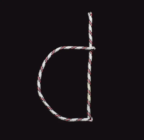 A kötél betűje (D) — Stock Fotó