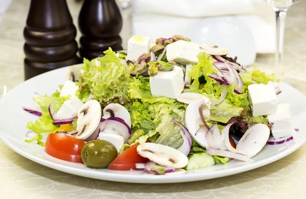 Грецький салат — стокове фото