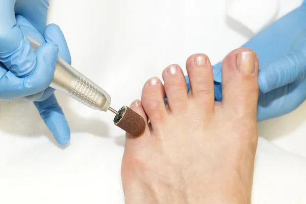 Proces van pedicure — Stockfoto