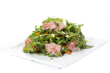 roka jambon peynir salatası