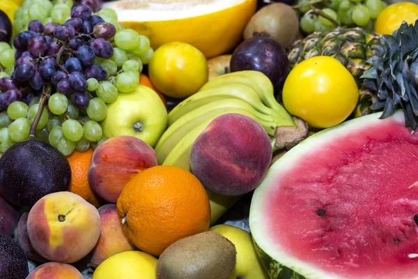 Background of fresh fruits — Stock Photo, Image