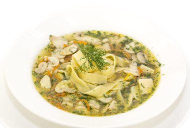 sebze ve mantar çorbası