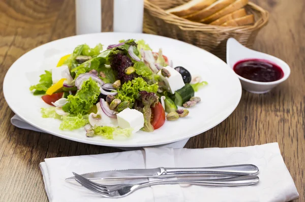 Grekisk sallad — Stockfoto