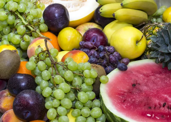 Фон свежих фруктов — стоковое фото