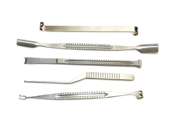 Instrumentos quirúrgicos de acero —  Fotos de Stock