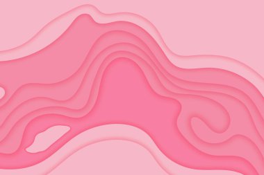 Topografik harita konsepti veya pürüzsüz origami katmanları kağıt kesimi. Harita biçimlendirme bilgileri siyah ve beyaz geometrik dalgaları siliyor.