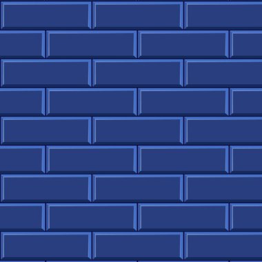 Seramik ya da toprak eşyalar modern mavi kiremitler. Binanın tuğla duvarı..