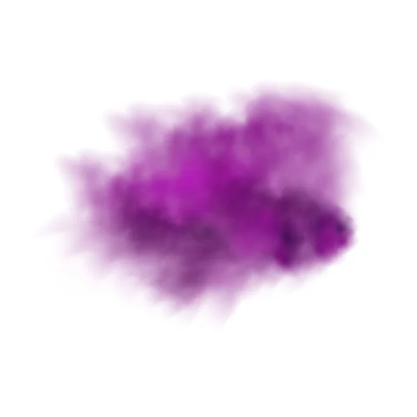 Purple Poisonous Gas Dust Smoke Effect Realistic Scary Mystical Fog — Vettoriale Stock