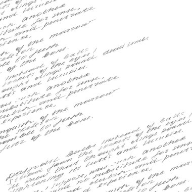 Beyaz arkaplana mürekkeple yazılmış şiirlerin, şiirlerin veya el yazısıyla yazılmış çiftlerin klasik arka planı.