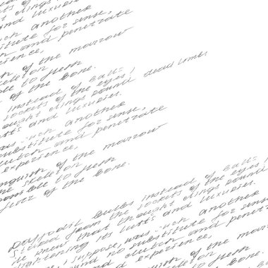 Beyaz arkaplana mürekkeple yazılmış şiirlerin, şiirlerin veya el yazısıyla yazılmış çiftlerin klasik arka planı.